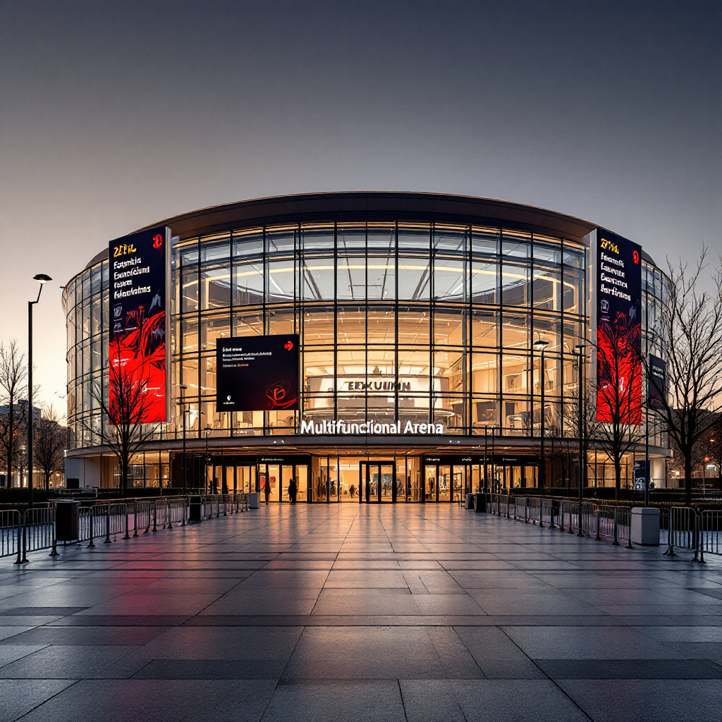 Porsche Arena Stuttgart welche Veranstaltungen finden dort statt – moderne Multifunktionshalle am Abend